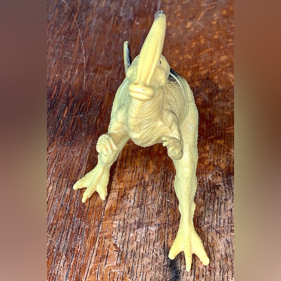 Vtg Miniature Rubber Plastic Parasaurolophus Dinosaur Toy Figurine - Picture 2 of 12